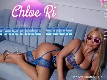 chloe_ri —  // Goal: BOOBS teas at 1k,  DROOL on at GOAL // type /menu to play with me! #bigboobs #heels #stockings #lovense #feet