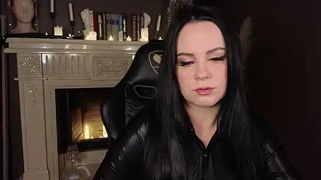 Jolie_Orchid — STRAPON SHOW with leather gloves, boots!