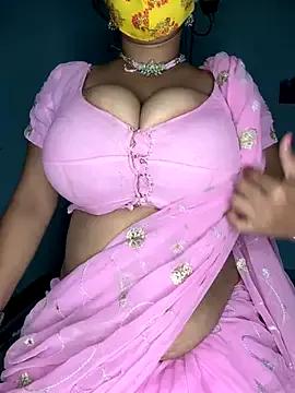 Lovely-Shivani — Boobs oil massge with milk spry