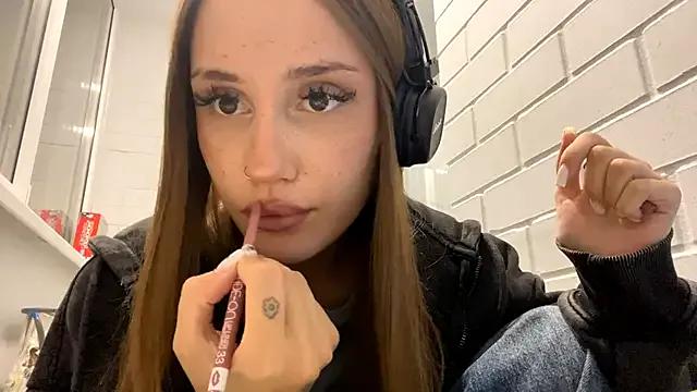 Milena_Awesome — Lips licking :)