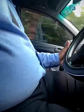Uber-driver-dam — Cum show in the car